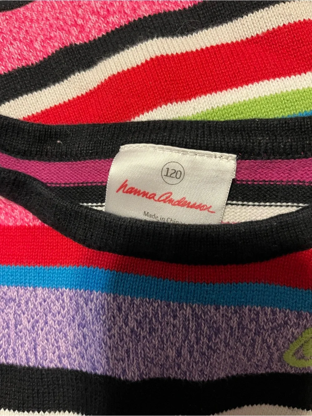 Hanna Andersson vibrant multicolor